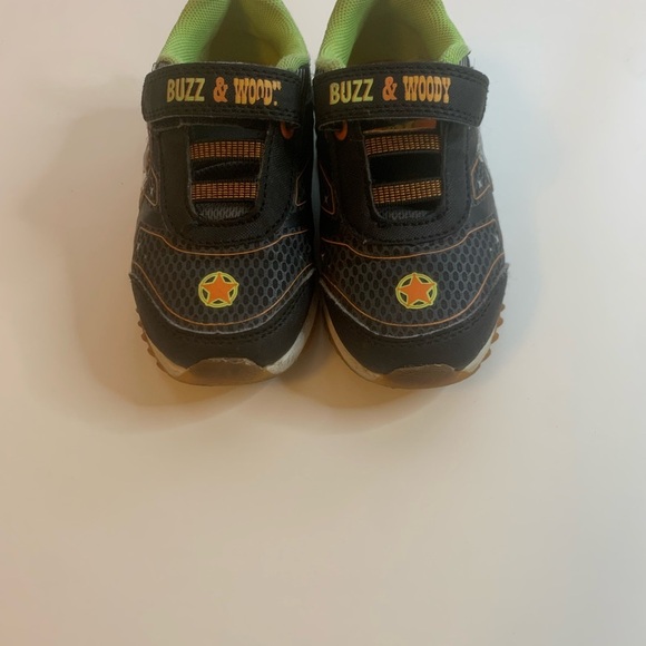 Disney Other - Disney Buzz & Woody Black and Green Sneakers